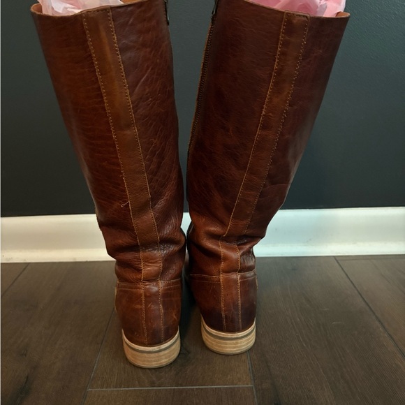 Kork-Ease Brown Leather Knee-High Boots - Picture 4 of 8